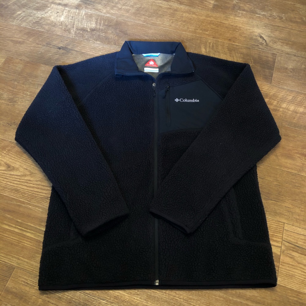 🔴 Columbia men’s black Omni heat jacket